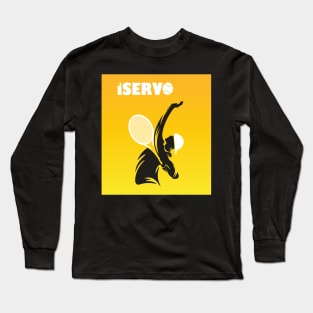 tennis serve Long Sleeve T-Shirt